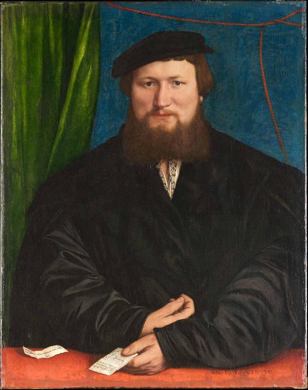 Hans holbein the younger Portrait of Derich Berck France oil painting art